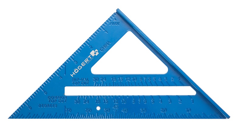 Угольник разметочный алюминиевый 300 мм
