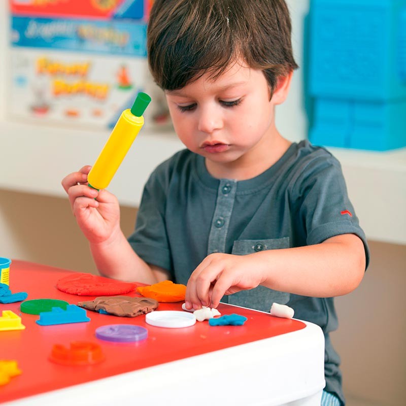 Столик для игр с конструктором + 2 стульчика ConstrucTable (3 В 1)