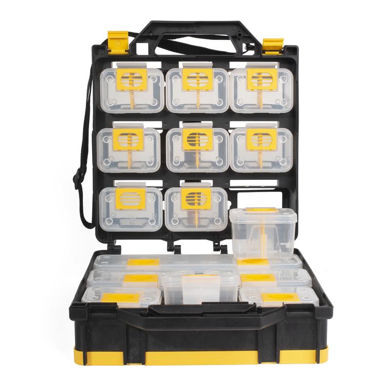 Кейс-органайзер двусторонний с 15 модулями , серия «ПРОФИ» 