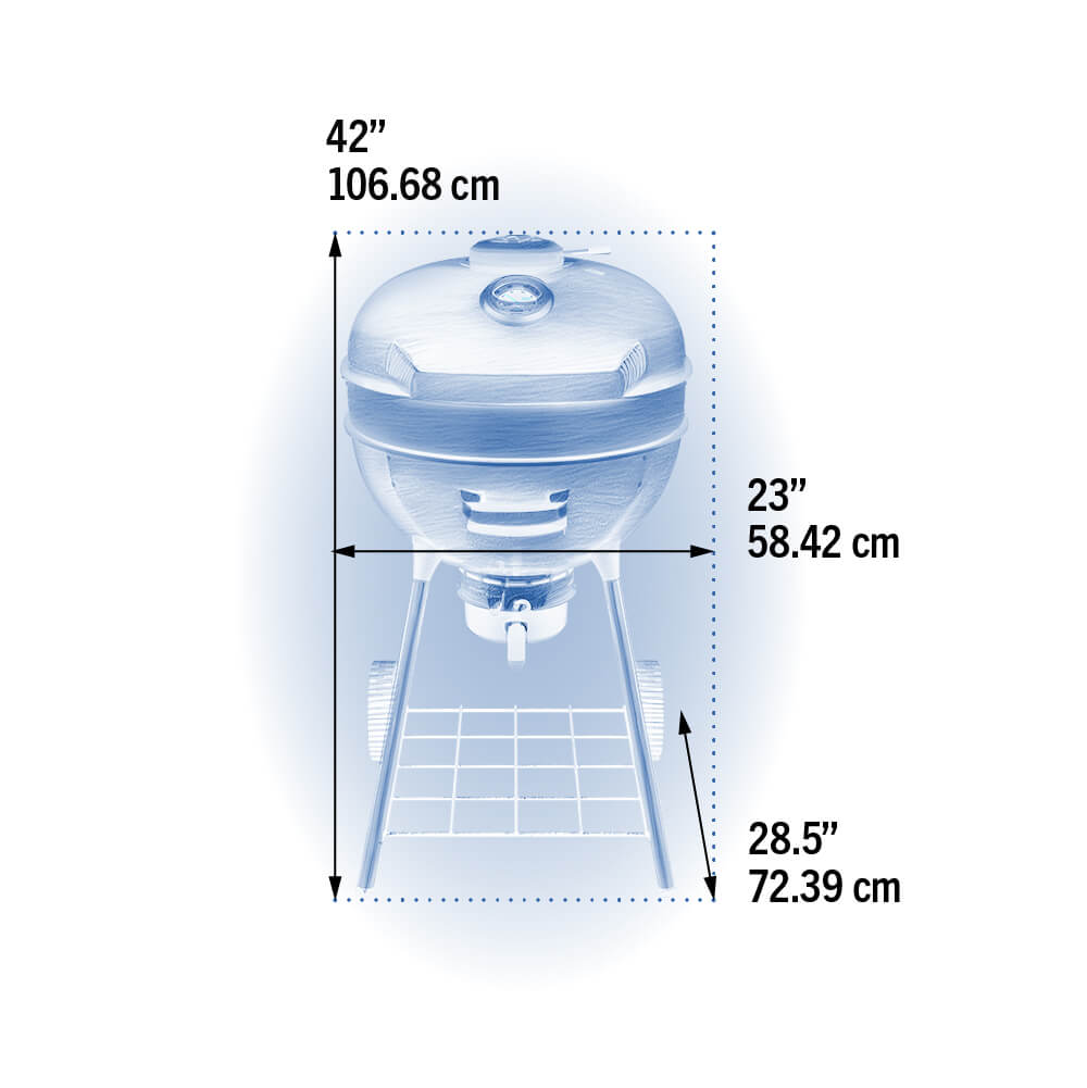 Угольный гриль 57 см