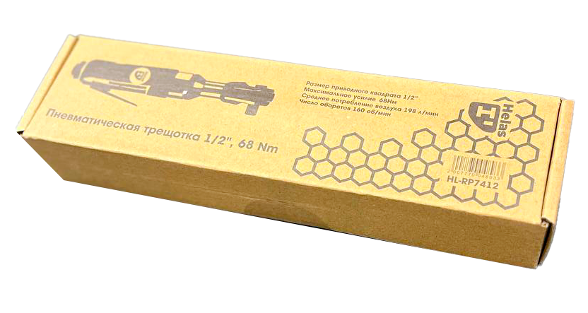 Пневматическая трещетка  1/2", 68 Nm