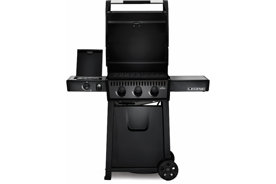 Газовый гриль Legend-365 SB черный (с конфоркой)