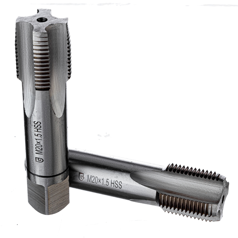 Метчики ручные Mf20x1.5, DIN 2181, HSS, 6H, комплект из 2 штук