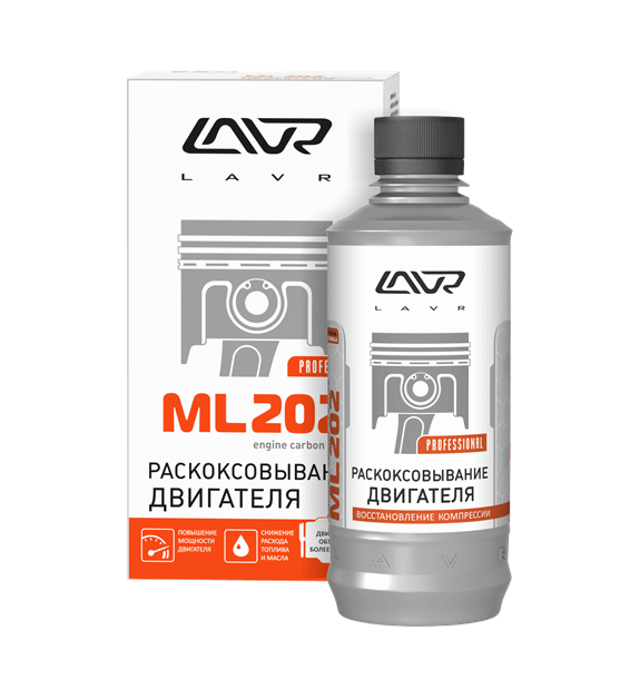 Раскоксовывание двигателя LAVR ML-202 Anti Coks Fast комплект 330 мл
