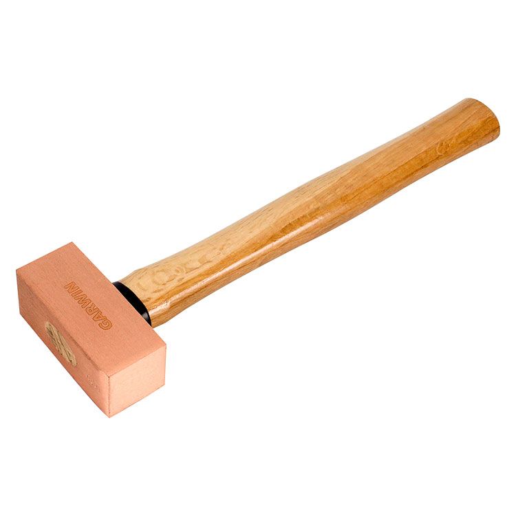молоток медный с деревянной рукояткой, 500 г