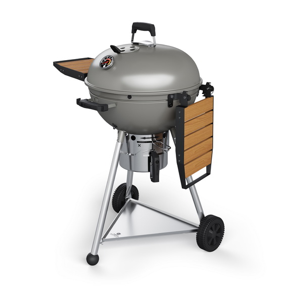 Гриль угольный Teriberka 57 Slow 'N Sear Platinum Grey Premium