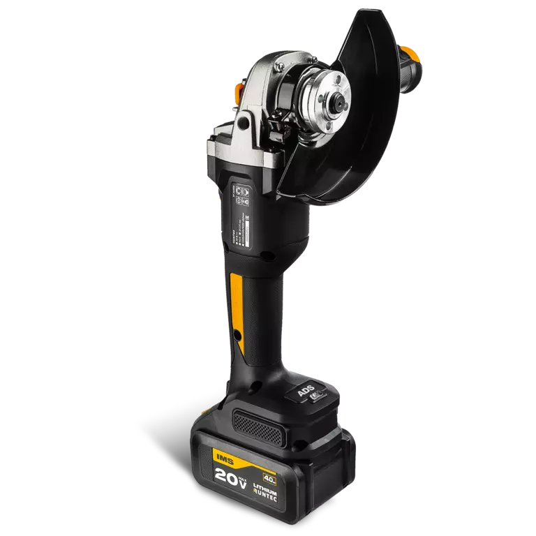 Шлифмашина угловая аккумуляторная PRO 125 мм, 20В, 2*4Ач, 900Вт