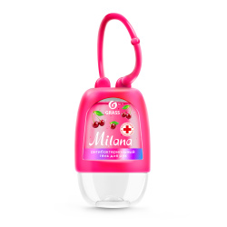 гигиенический гель для рук milana спелая черешня 30 мл
