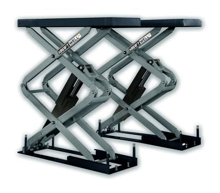 Подъемник ножничный короткий г/п 3200 кг. заглубляемый 