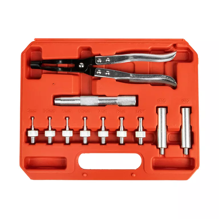 Набор для обслуживания маслосъемных колпачков и направляющих клапанов, 11 пр.