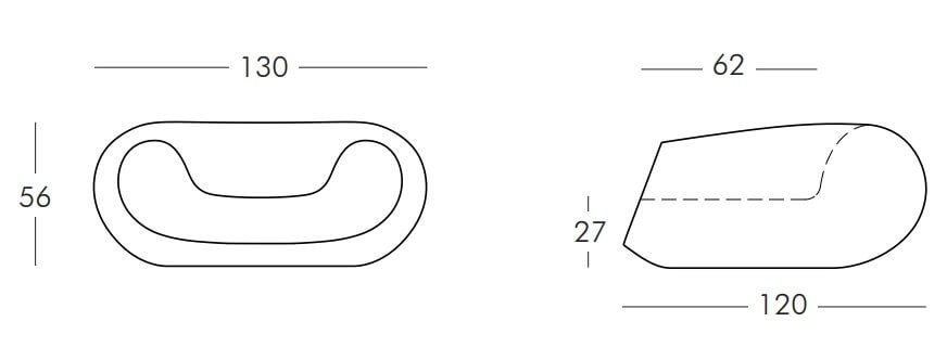 Кресло пластиковое Chubby Standard