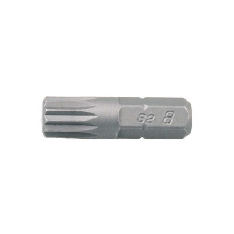 Вставка (бита) торцевая 1/4;, SPLINE, М6, L = 25 мм KING TONY 102506M