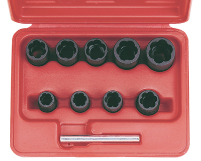 Набор головок для скругленного крепежа