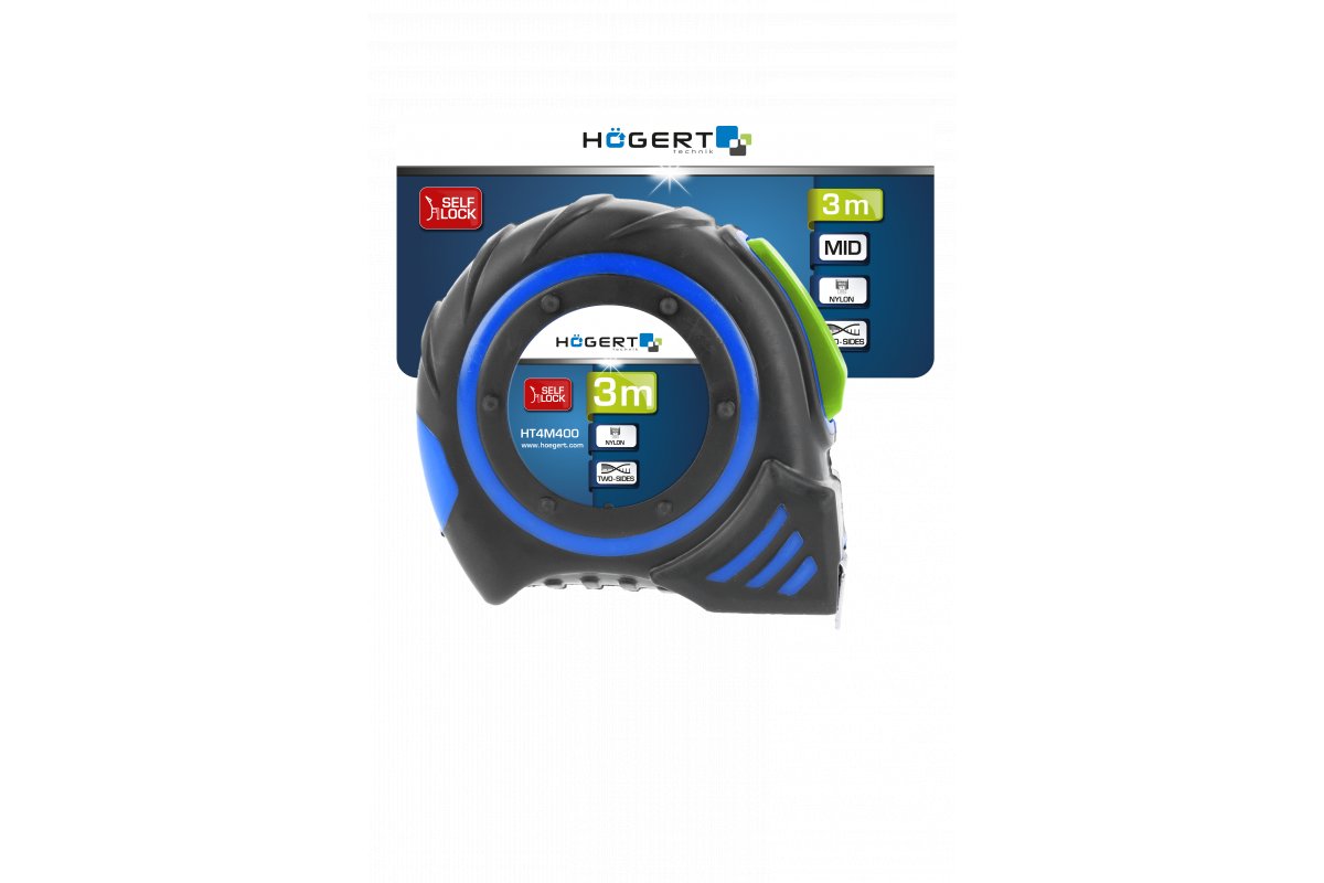 Рулетка 8м 25мм автостоп nylon нейлон с магнитом