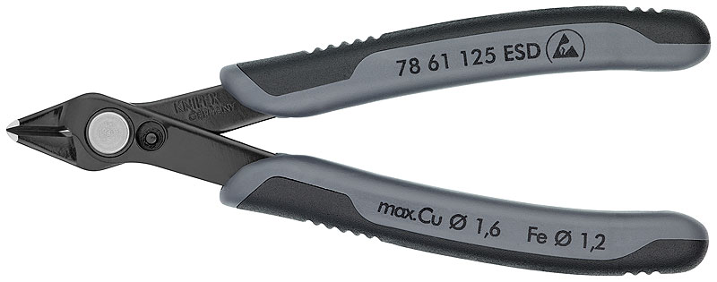 Electronic Super Knips® ESD вороненые 125 мм