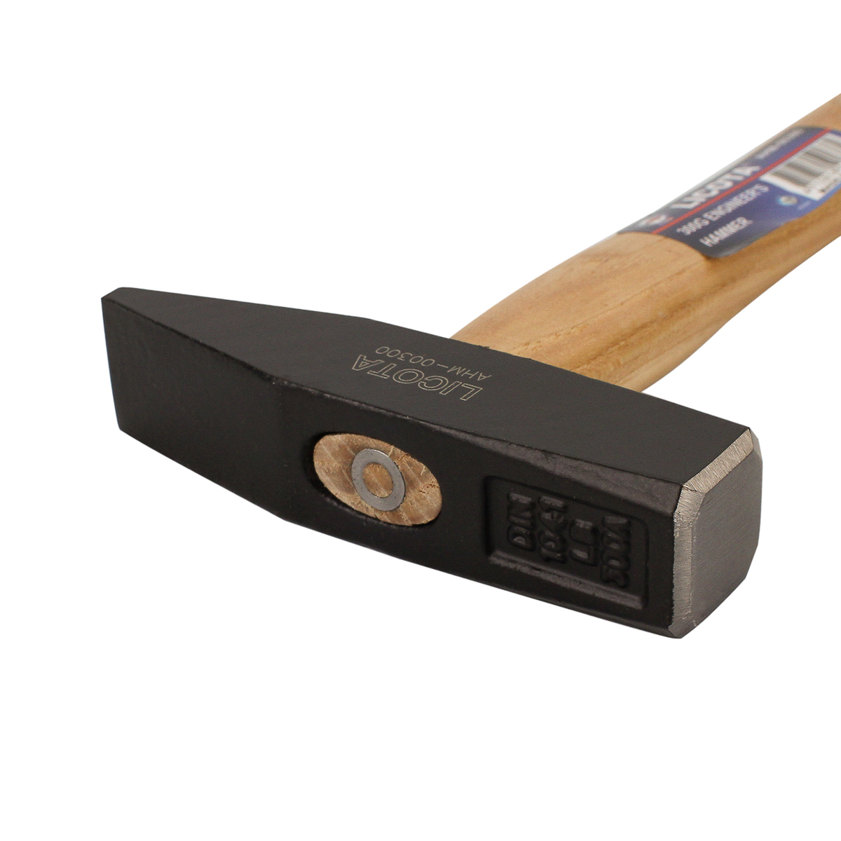 молоток с ручкой из дерева гикори 300 г