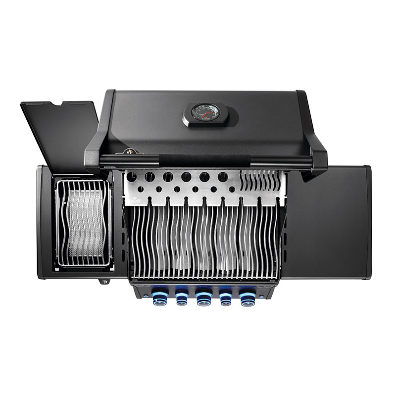 Газовый гриль Napoleon Rogue PRO-S 425 ФАНТОМ черный (с ИК горелкой 3/3)