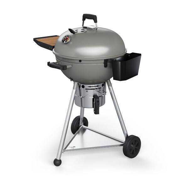 Гриль угольный Teriberka 57 Slow 'N Sear Platinum Grey Premium