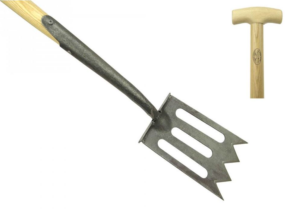Штыковая кованая лопата с площадкой для ноги профессиональной серии Spork