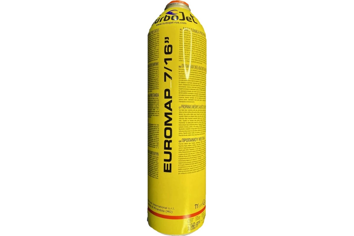 Газовый картридж EUROMAP, 385 г, 750 мл