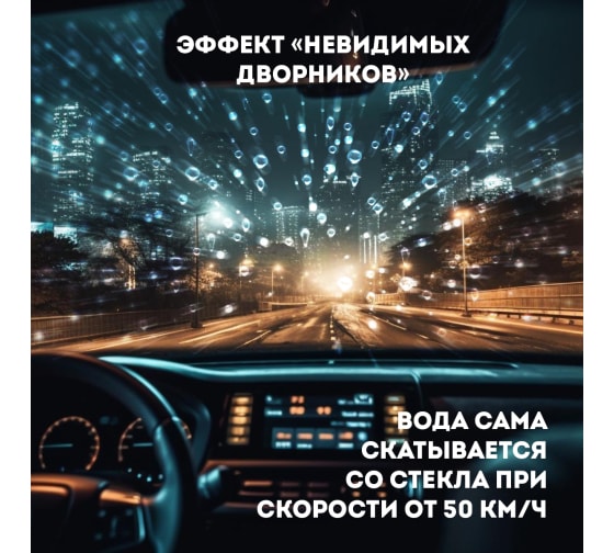 Средство для обработки автомобилей «Антидождь (Invisible Wipers)»