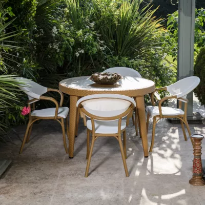 Стол Osaka Ø110 с пластиковым верхом