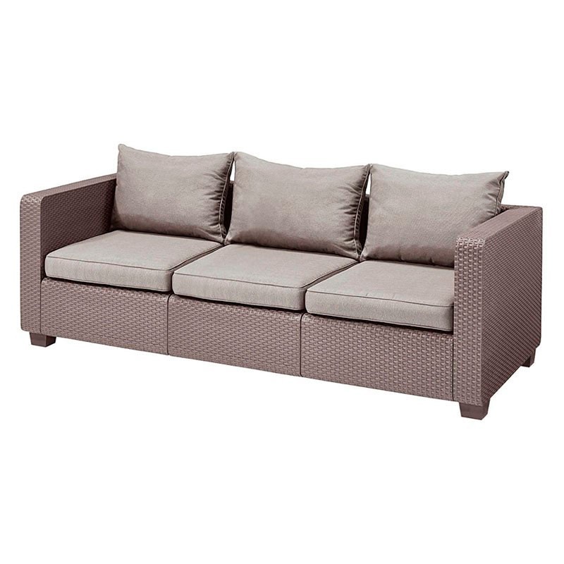 Диван трёхместный из пластика Salta 3 Seater Sofa
