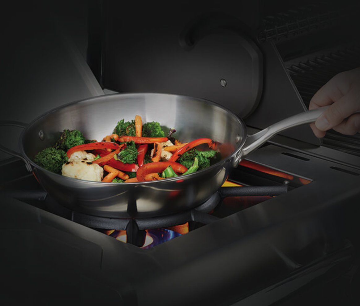 Вок из нержавеющей стали