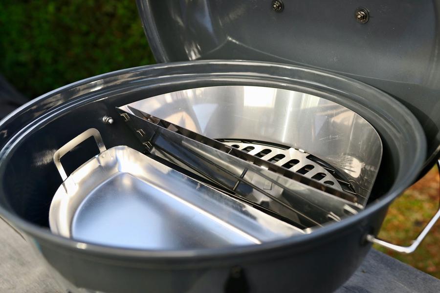 Угольный гриль Slow ‘N Sear Travel Kettle, 47 см, черный