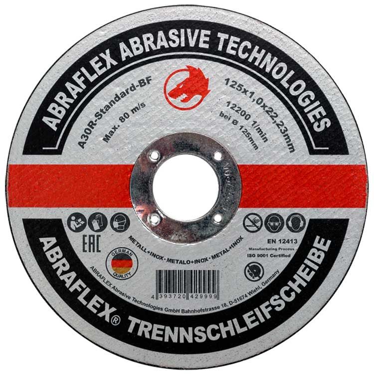 Отрезной круг A30R Standard BF 125×1,0×22,23