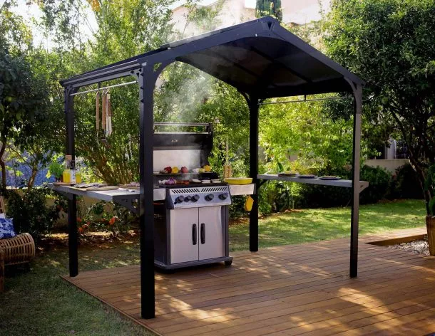 Комплект беседки для гриля BBQ Gazebo Garden Austin 2400- black