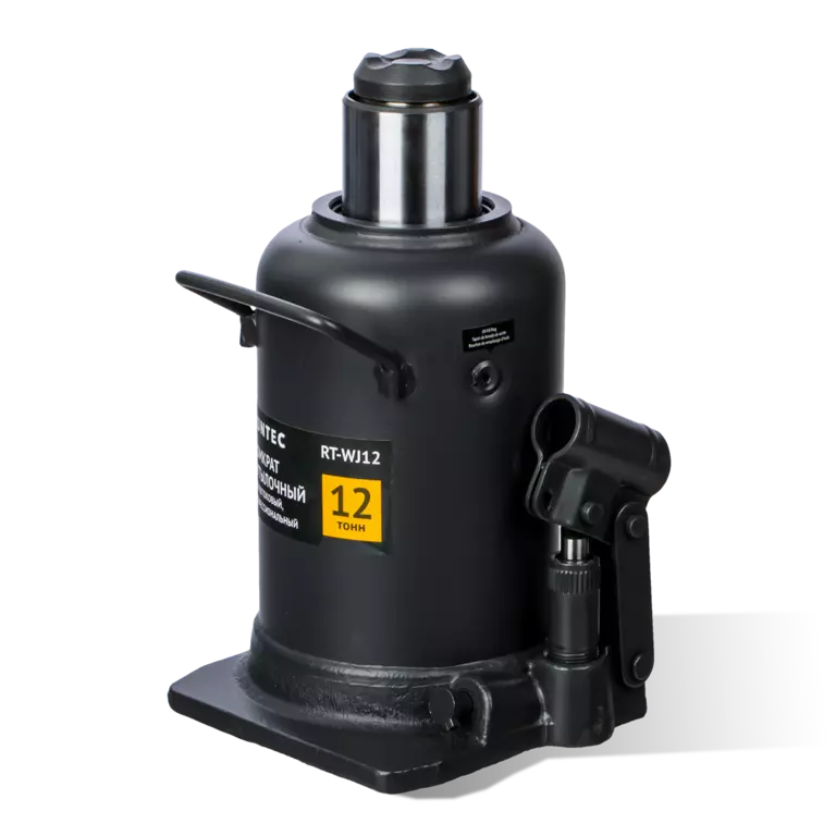 Домкрат бутылочный, двухштоковый, профессиональный 12 т, 235-590 мм 