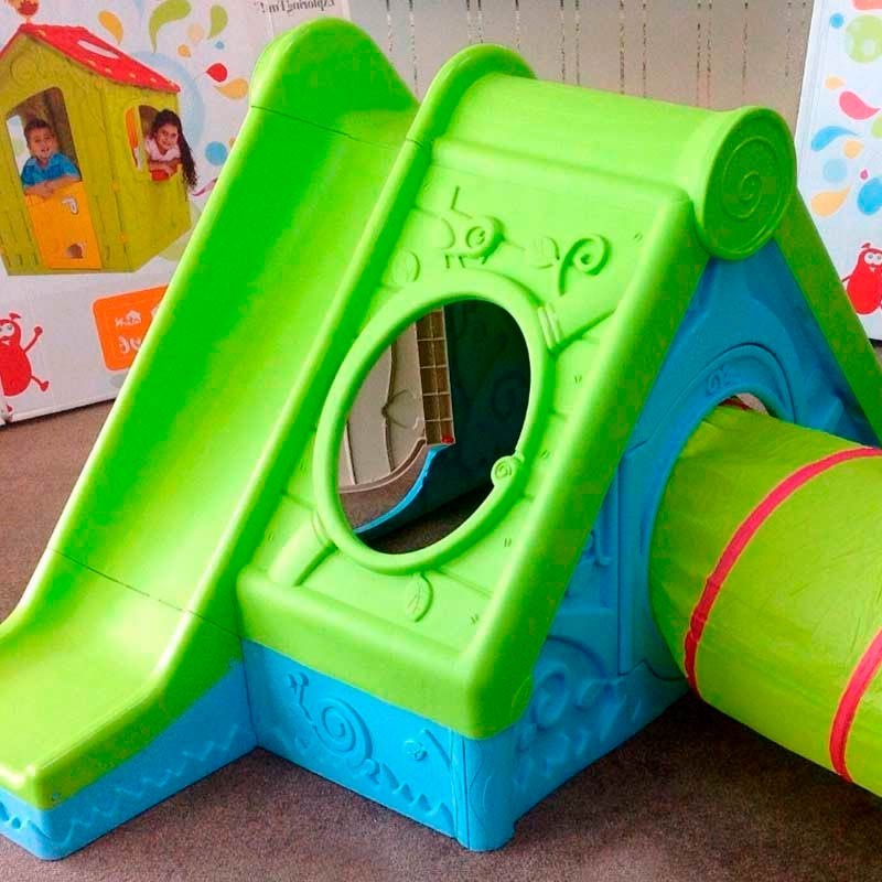 Игровой домик с горкой и трубой Funtivity PlayHouse