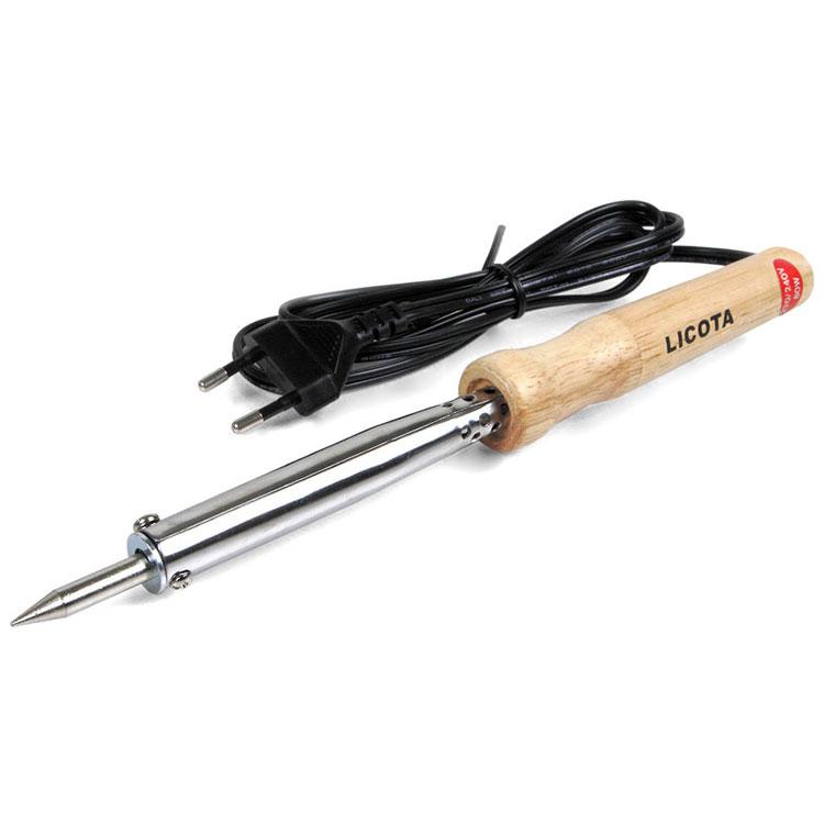 Паяльник с деревянной ручкой, 80 Вт