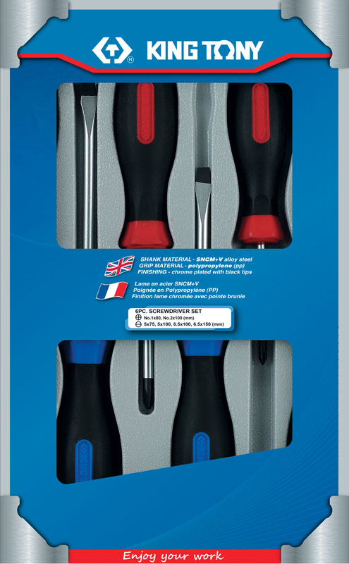 Набор отверток, 6 предметов 