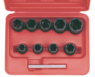 Набор головок для скругленного крепежа