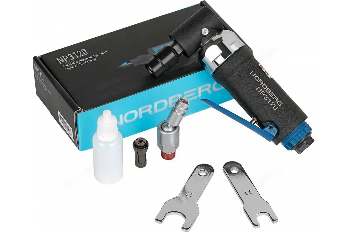 Пневмобормашинка угловая