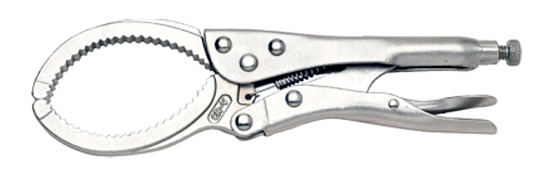 Ручные тиски-струбцина с закругленными губками, 240 мм