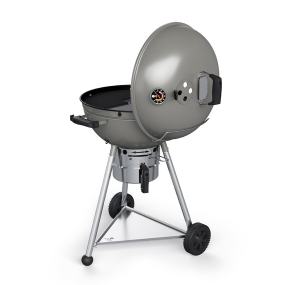 Гриль угольный Teriberka 57 Slow 'N Sear Platinum Grey Premium