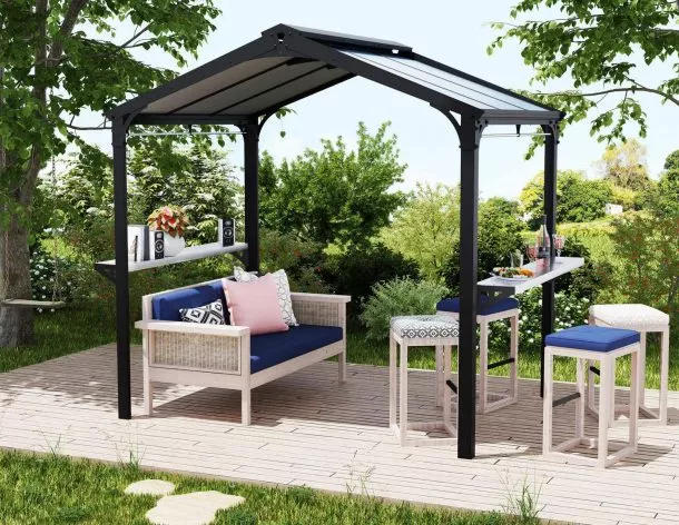 Комплект беседки для гриля BBQ Gazebo Garden Austin 2400- black