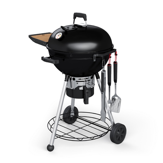 Гриль угольный Teriberka 57 Slow 'N Sear Jet Black Classic