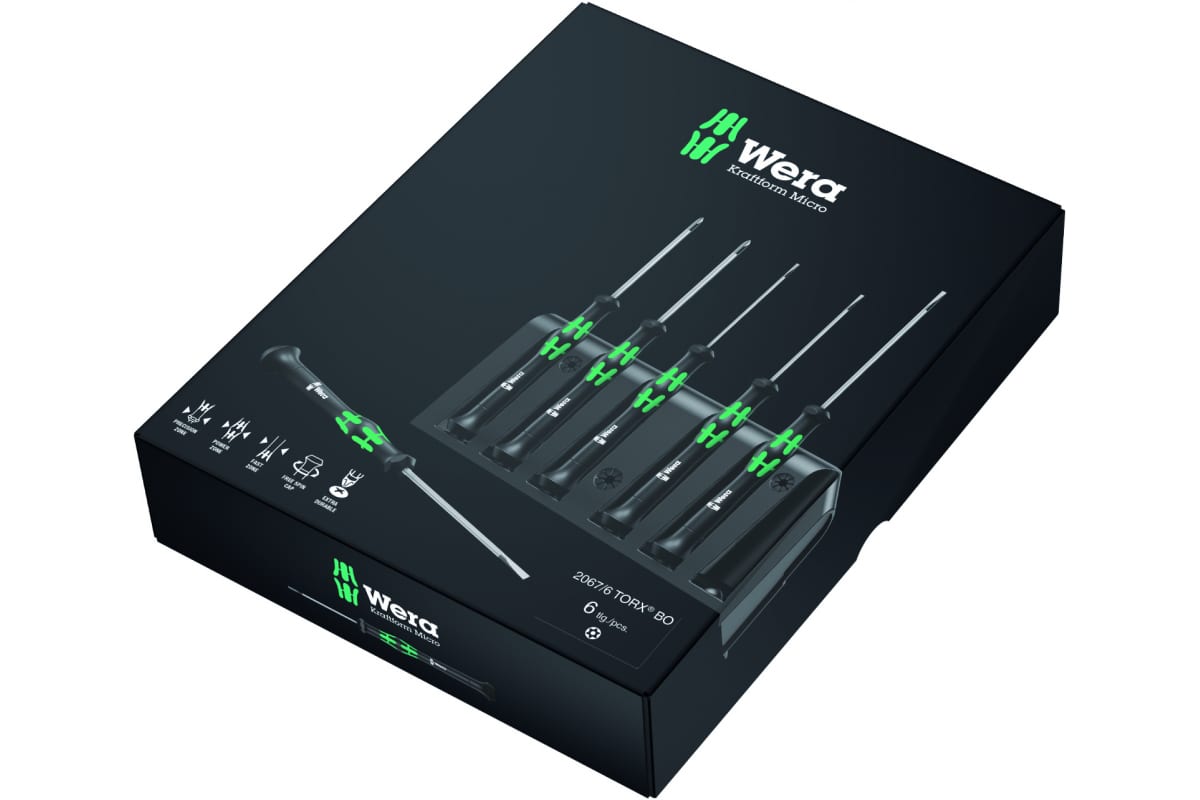 Набор отверток TORX® BO для электронщиков + подставка