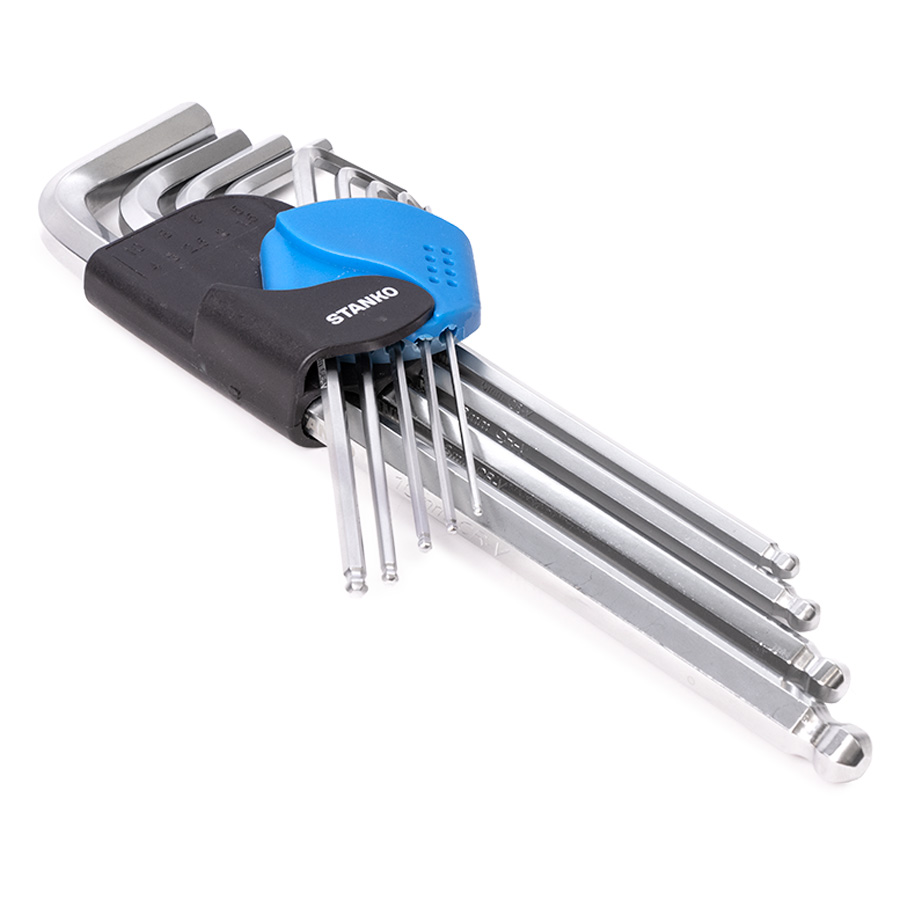 Набор угловых ключей шестигранных экстра длинных 9шт.