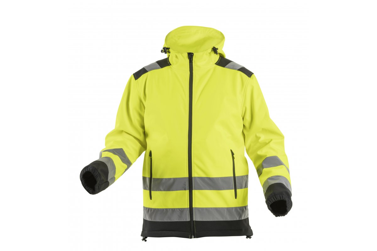 ARGEN Куртка сигнальная SOFTSHELL с капюшоном желтая