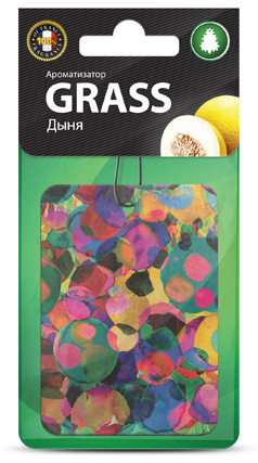 Ароматизатор картонный Узор 3 дыня GRASS