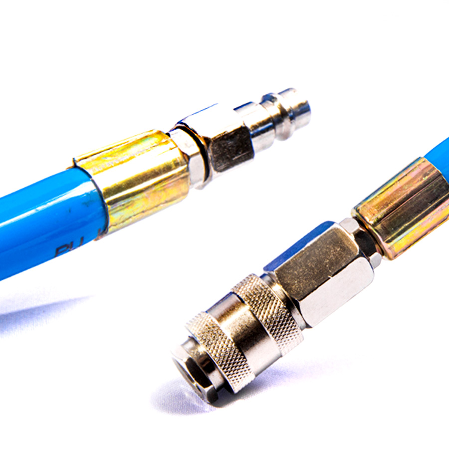 Шланг воздушный спиральный 08/12 мм,15 метров