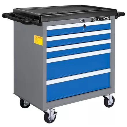 Тележка инструментальная 5 полок c пластиковой столешницей