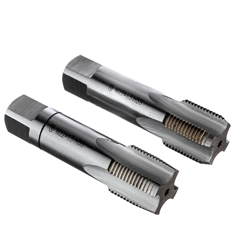 Метчики ручные Mf22x1.5, DIN 2181, HSS, 6H, комплект из 2 штук