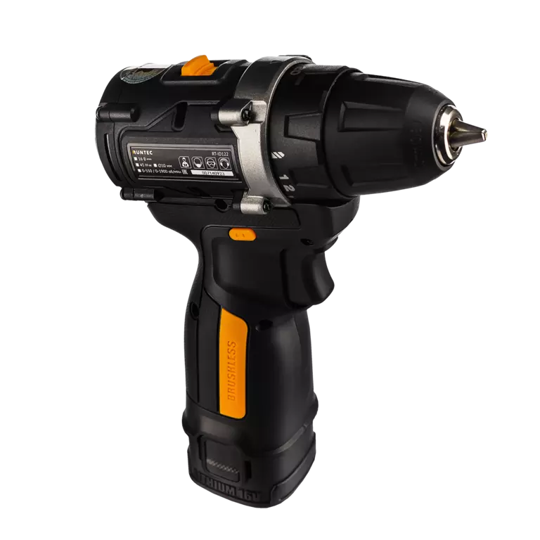 Дрель-шуруповерт аккумуляторная PRO 10 мм,16В, 2*2Ач, 45Нм