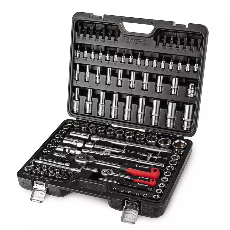 Набор ручных инструментов TECHNIC 108 предметов 1/2", 1/4"